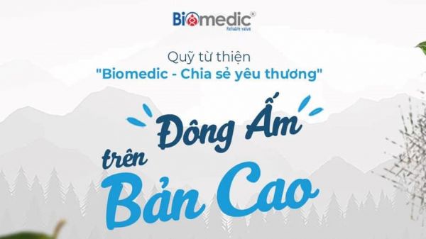 Viện Công nghệ Phacogen đồng hành cùng Biomedic chia sẻ yêu thương