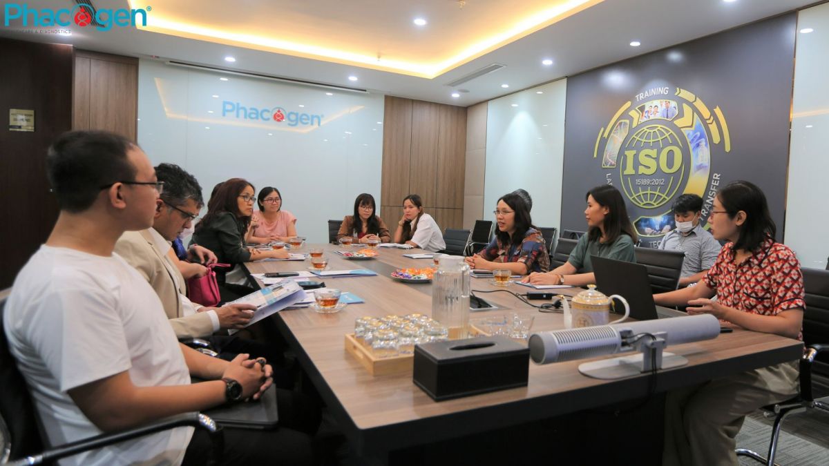 Viện Công nghệ Phacogen tiếp đón đoàn công tác Viện Pasteur TP.Hồ Chí Minh