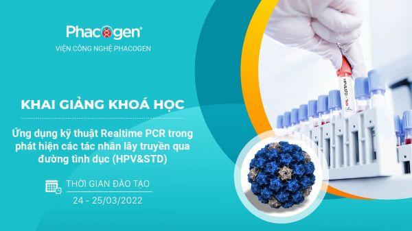 Training course "Application of Realtime PCR technique in detecting sexually transmitted agents (HPV & STD) starts today