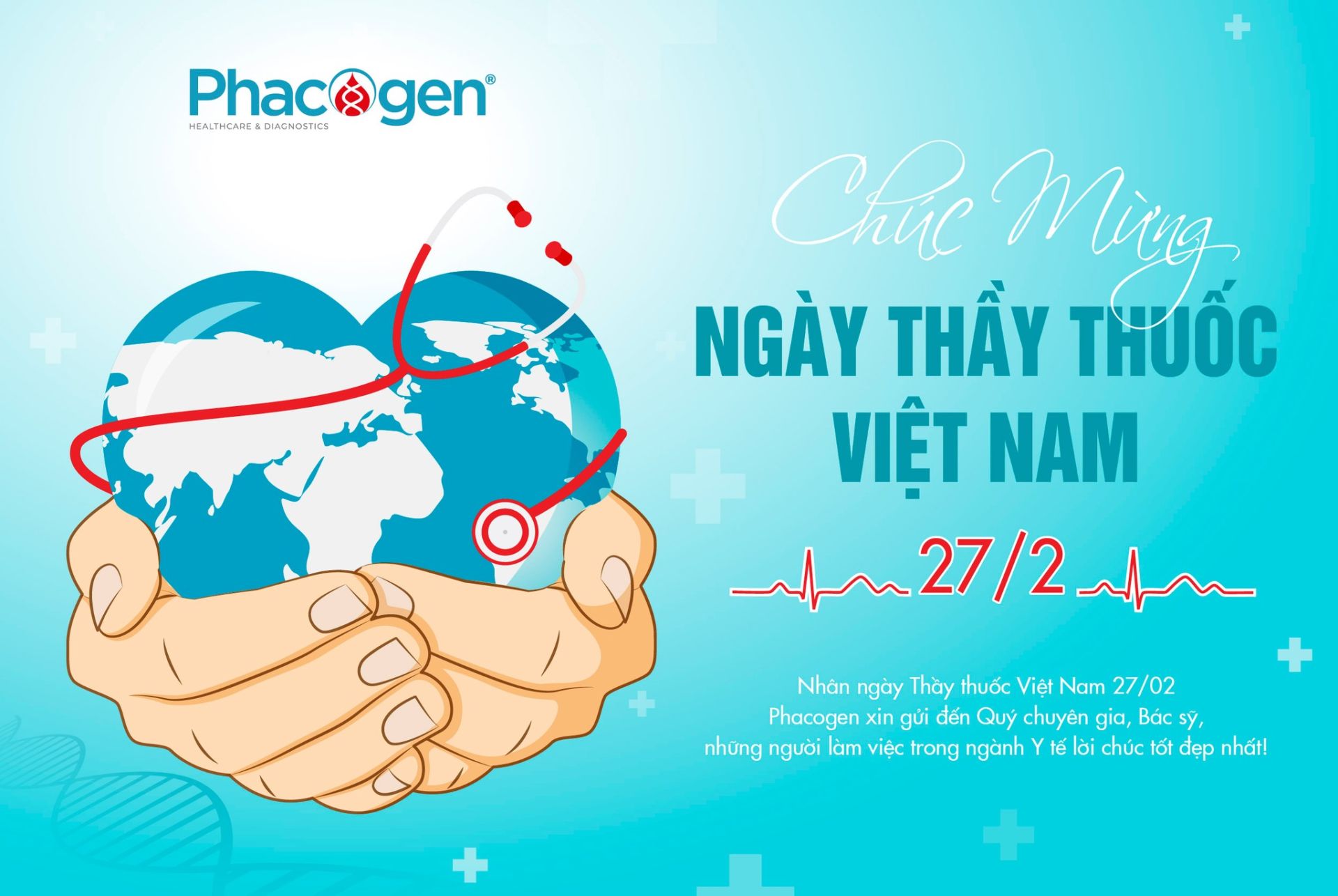 Chúc mừng Ngày Thầy thuốc Việt Nam 27/02