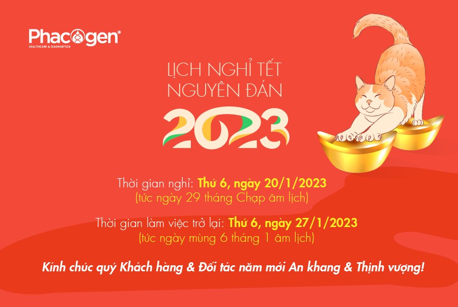 Thông báo lịch nghỉ Tết Nguyên đán 2023 và thư chúc tết tới Quý Khách hàng, Đối tác